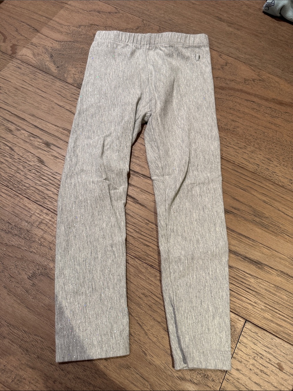 Hatley Light Gray Sparkle Girls' Leggings